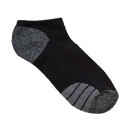 Men's LOW CUT SOCKS, Pack of 4, Antimicrobial Antibacterial Athletic Sports Walking Hiking Socks