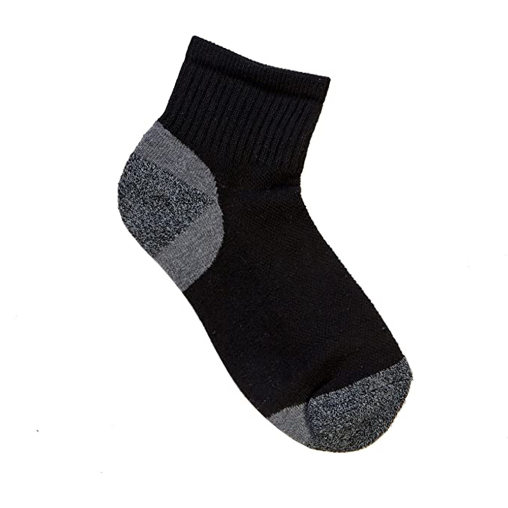 Men's ANKLE SOCKS, Pack of 4, Antimicrobial Antibacterial Athletic Sports Walking Hiking Socks