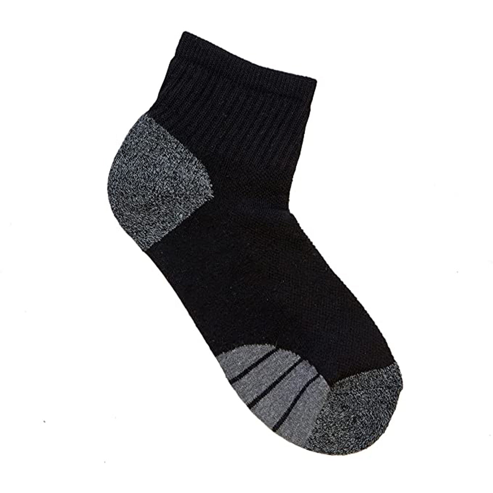 Men's ANKLE SOCKS, Pack of 4, Antimicrobial Antibacterial Athletic Sports Walking Hiking Socks