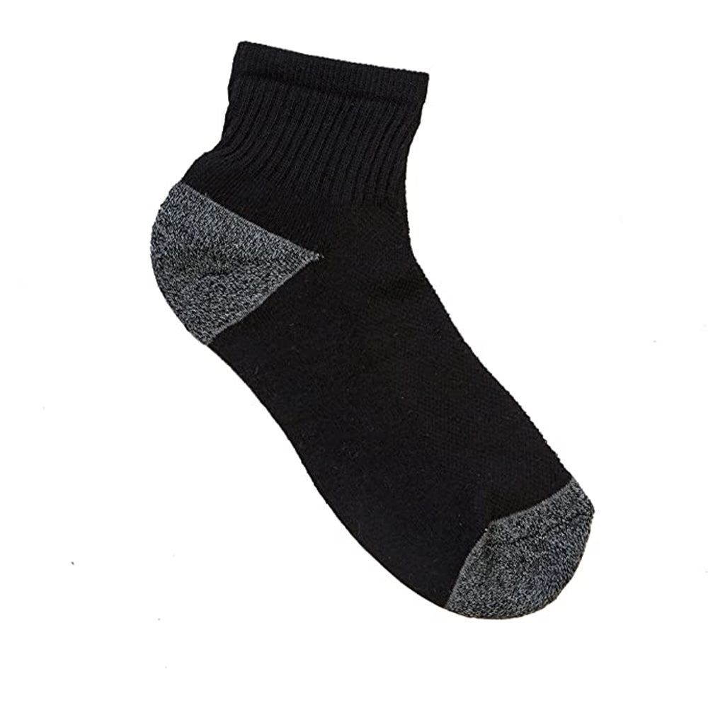 Men's ANKLE SOCKS, Pack of 4, Antimicrobial Antibacterial Athletic Sports Walking Hiking Socks